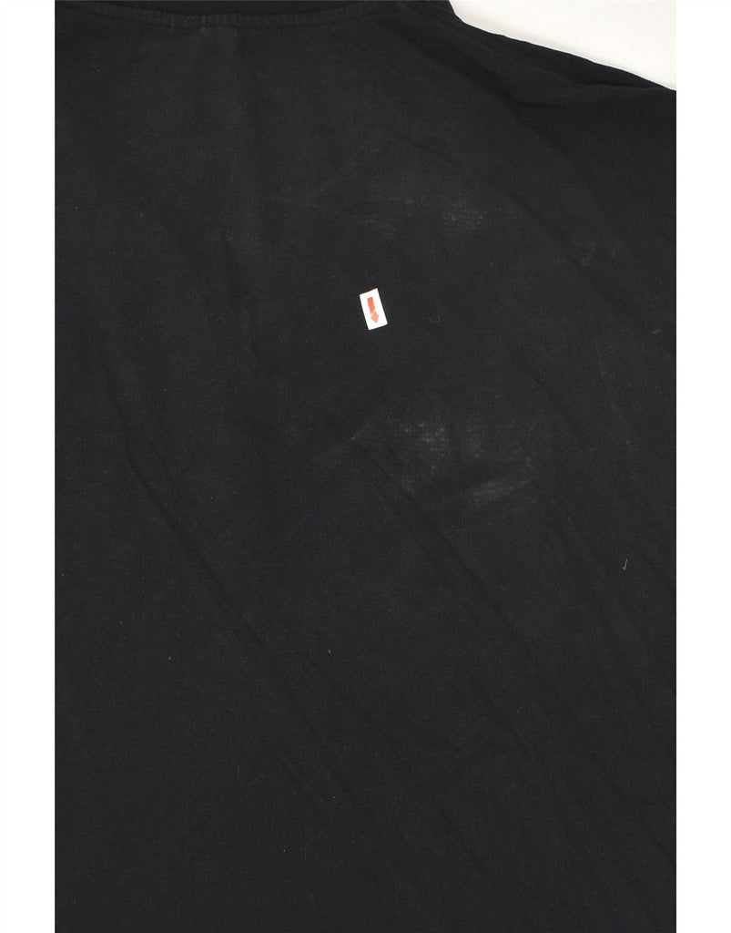 KAPPA Mens Polo Shirt 4XL Black Cotton | Vintage Kappa | Thrift | Second-Hand Kappa | Used Clothing | Messina Hembry 