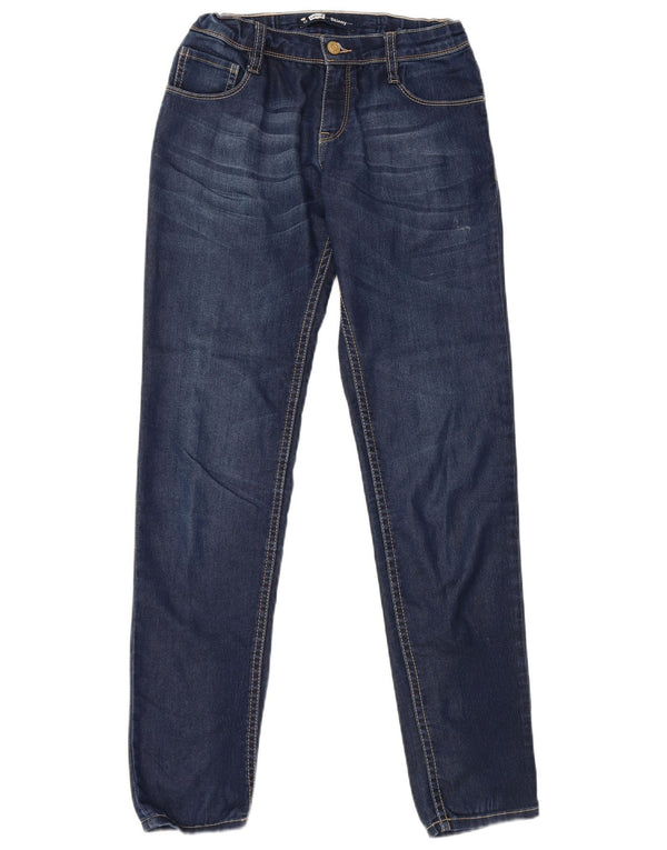 Levi's Boys Skinny Jeans 11-12 Years W26 L30 Navy Blue Cotton