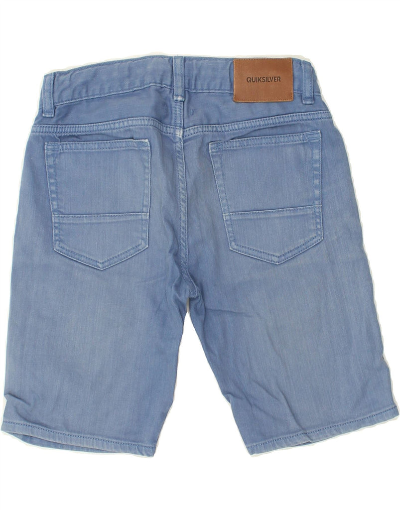 QUIKSILVER Boys Slim Denim Shorts 11-12 Years W26 Blue Cotton | Vintage Quiksilver | Thrift | Second-Hand Quiksilver | Used Clothing | Messina Hembry 