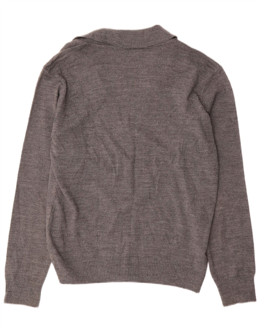 El Charro Mens Cardigan Sweater XL Grey Wool
