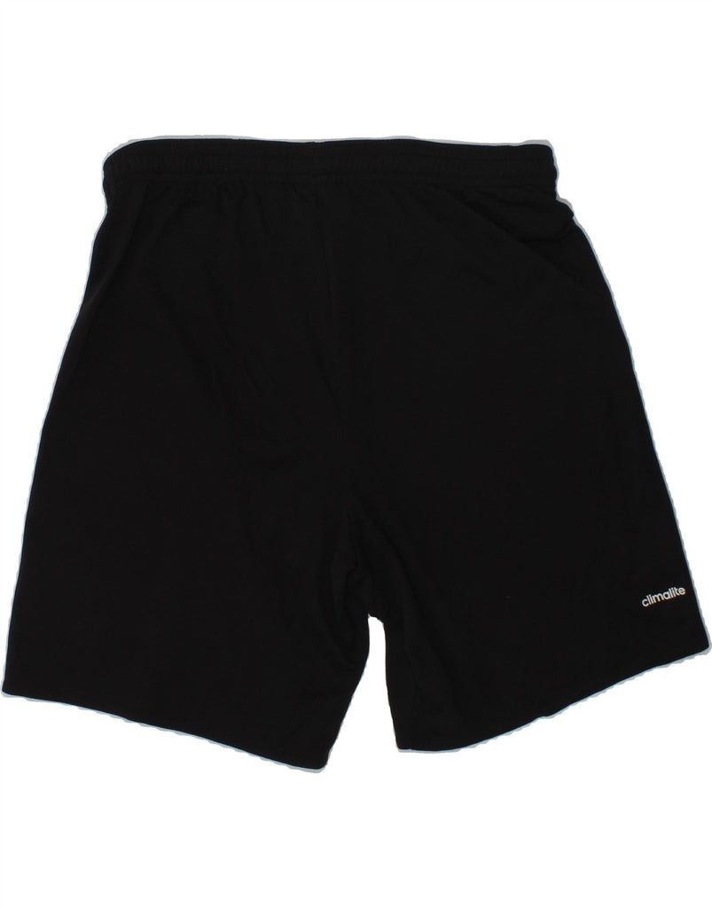 ADIDAS Boys Climalite Sport Shorts 11-12 Years Large  Black Colourblock | Vintage Adidas | Thrift | Second-Hand Adidas | Used Clothing | Messina Hembry 