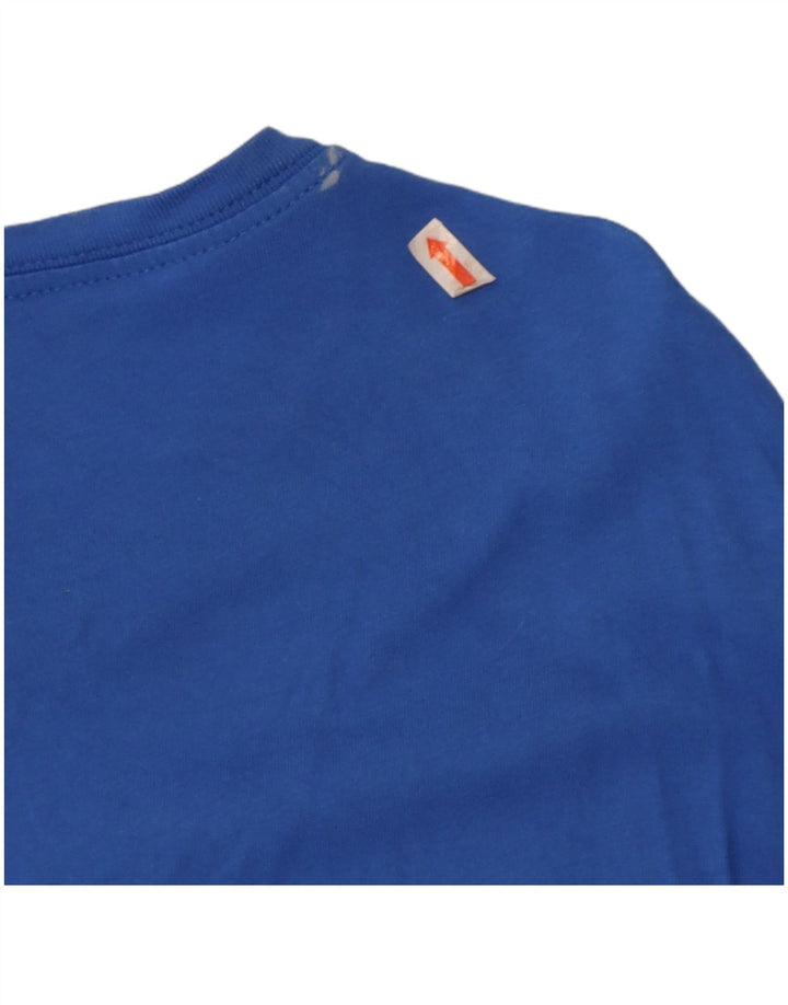 Nike Mens Athletic Cut T-Shirt Top Large Blue Cotton