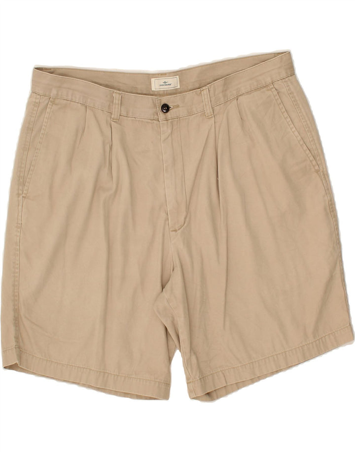 DOCKERS Mens Chino Shorts W38 XL Beige Cotton Vintage Dockers and Second-Hand Dockers from Messina Hembry 