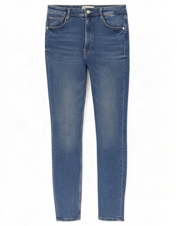 Zara Womens Skinny Jeans EU 38 Small W28 L27 Blue Cotton