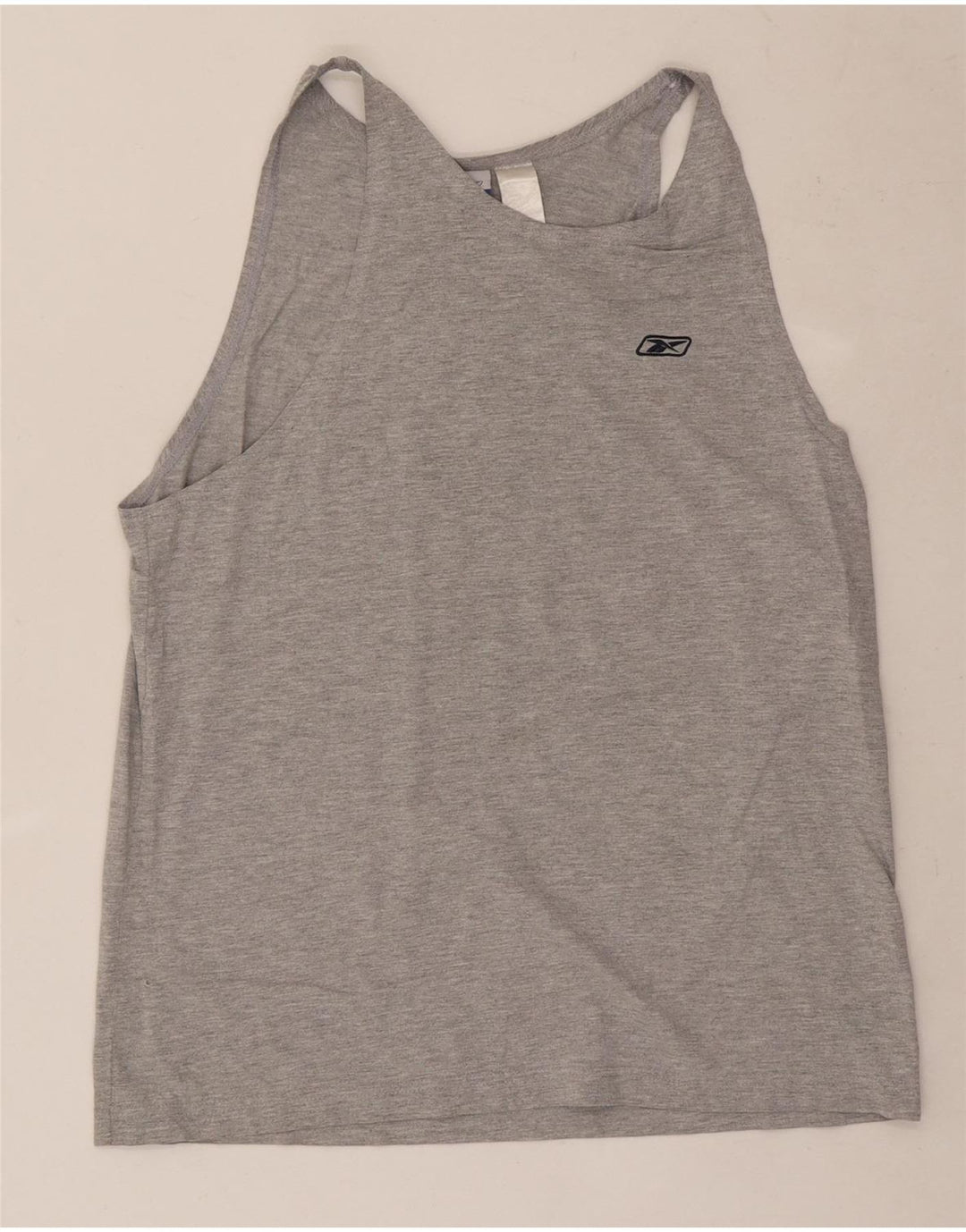 Reebok Mens Vest Top Medium Grey Flecked Cotton