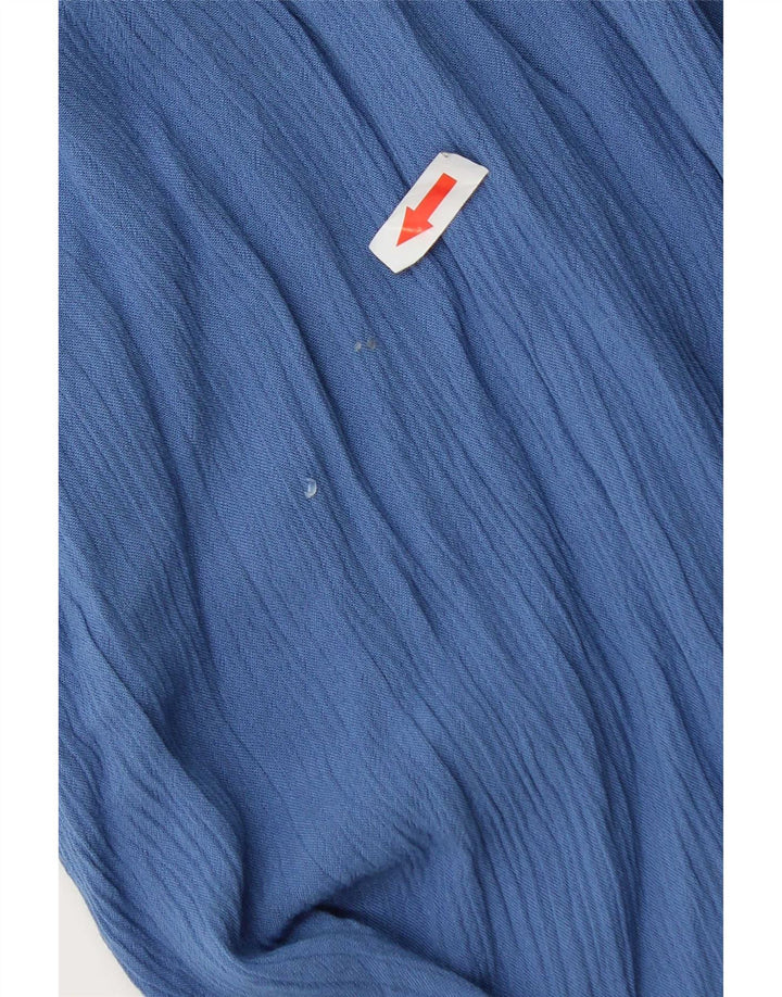 Marks & Spencer Womens Shorts UK12 Medium W30 Blue Viscose