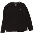 Champion Mens Top Long Sleeve XL Black