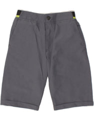 DECATHLON Boys Chino Shorts 8-9 Years W23  Grey Polyester