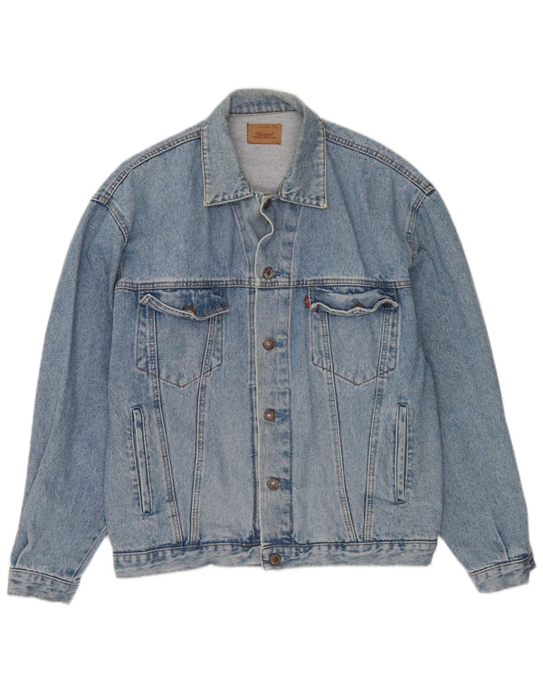 Levi's Mens Denim Jacket UK 40 Large Blue