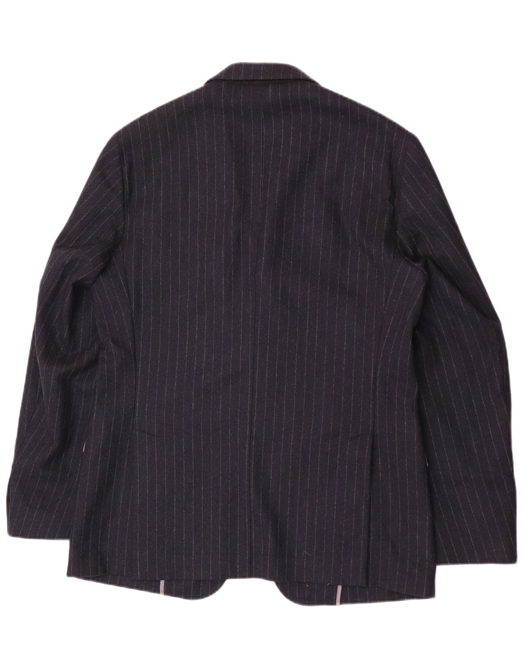 Brooksfield Mens 3 Button Blazer Jacket IT 50 Large Navy Blue Pinstripe