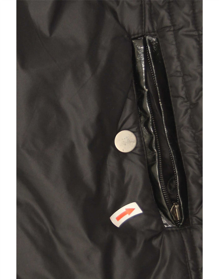 Fiorella Rubino Womens Padded Coat UK 20 2XL Black Polyamide