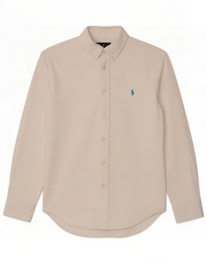 Ralph Lauren Boys Shirt 10-11 Years Medium White Cotton