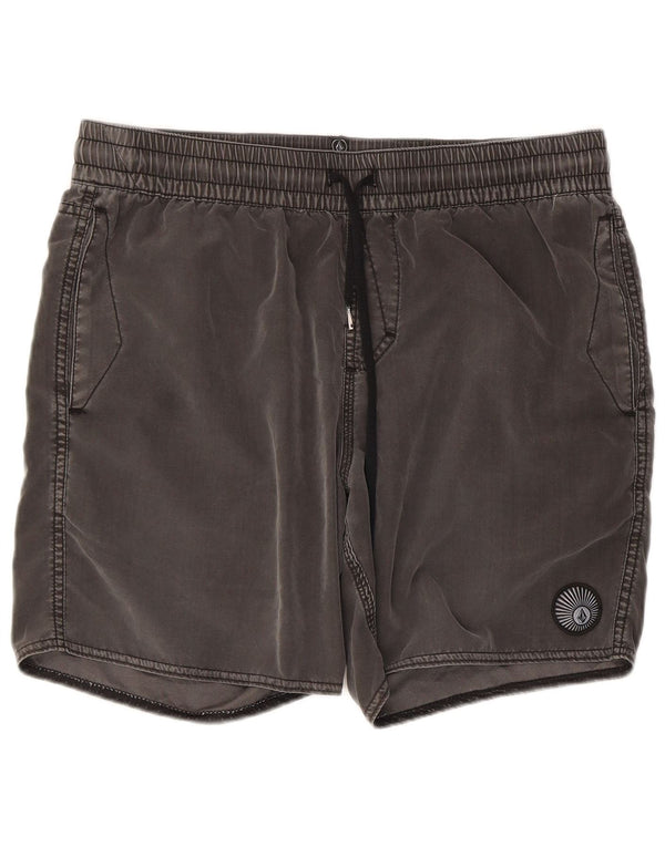 Volcom Mens Swimming Shorts Small  Grey