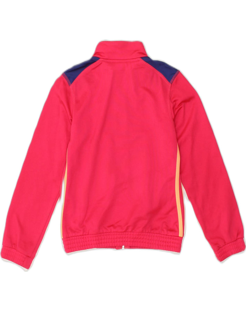 ADIDAS Girls Tracksuit Top Jacket 7-8 Years Large  Pink Polyester | Vintage Adidas | Thrift | Second-Hand Adidas | Used Clothing | Messina Hembry 