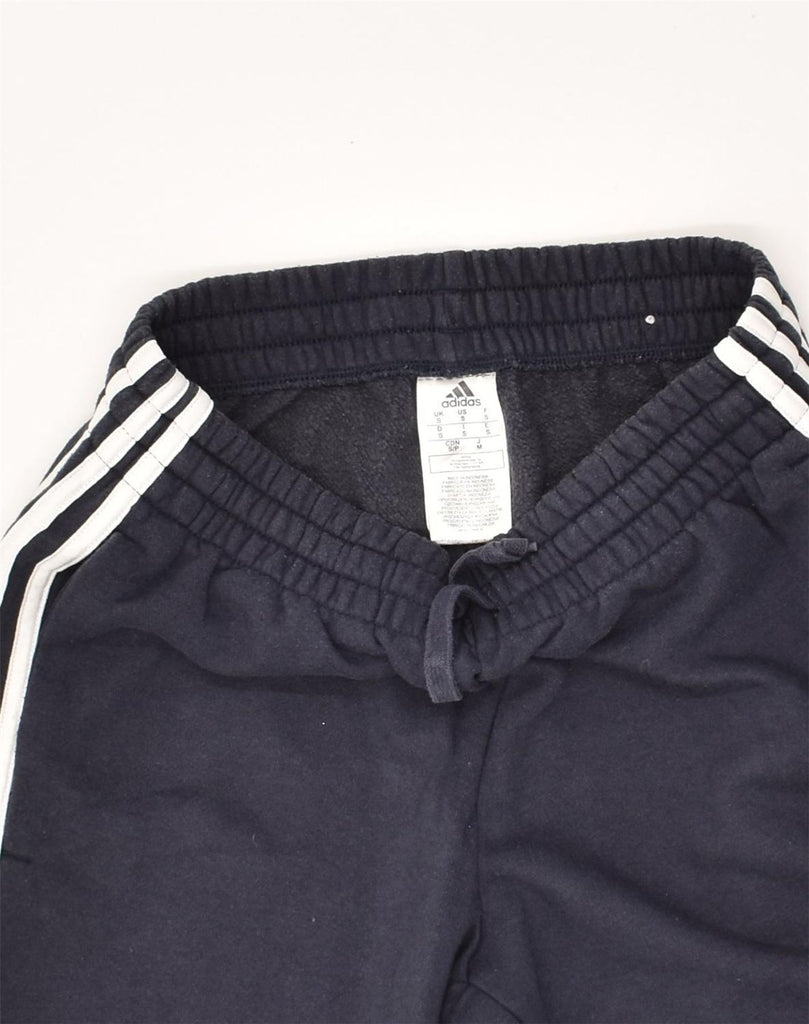 ADIDAS Mens Tracksuit Trousers Joggers Small Navy Blue Cotton | Vintage Adidas | Thrift | Second-Hand Adidas | Used Clothing | Messina Hembry 