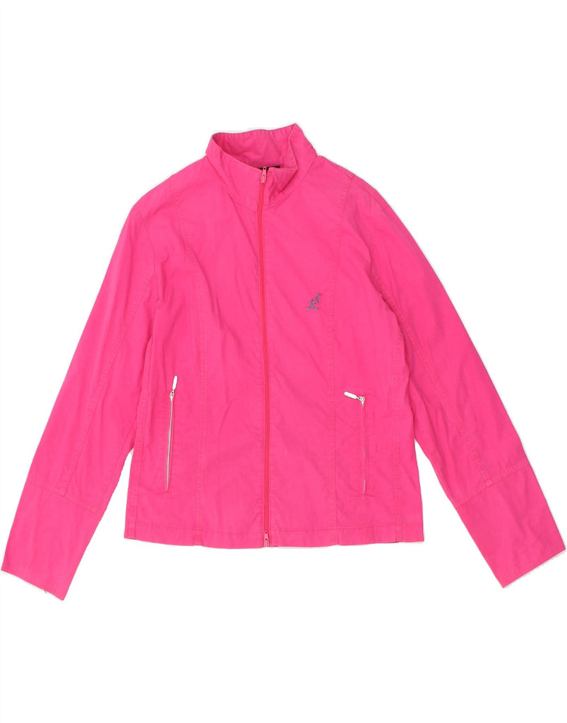 AUSTRALIAN L'ALPINA Womens Tracksuit Top Jacket IT 44 Medium Pink Cotton | Vintage AUSTRALIAN L'ALPINA | Thrift | Second-Hand AUSTRALIAN L'ALPINA | Used Clothing | Messina Hembry 