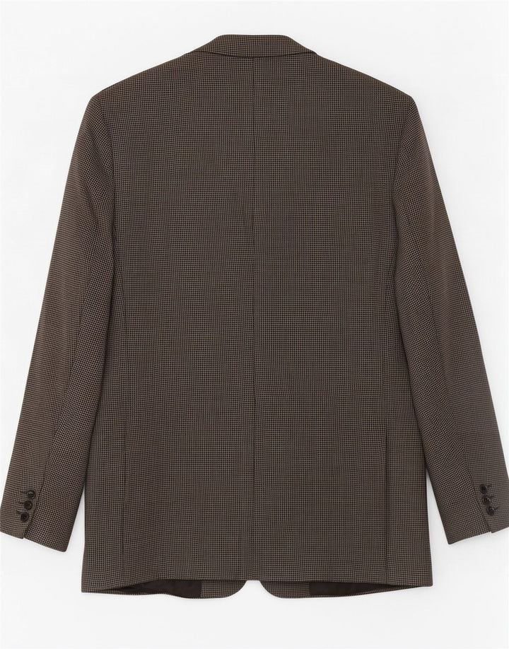Marks & Spencer Mens St. Michael Blazer Jacket UK 44 XL Black Spotted