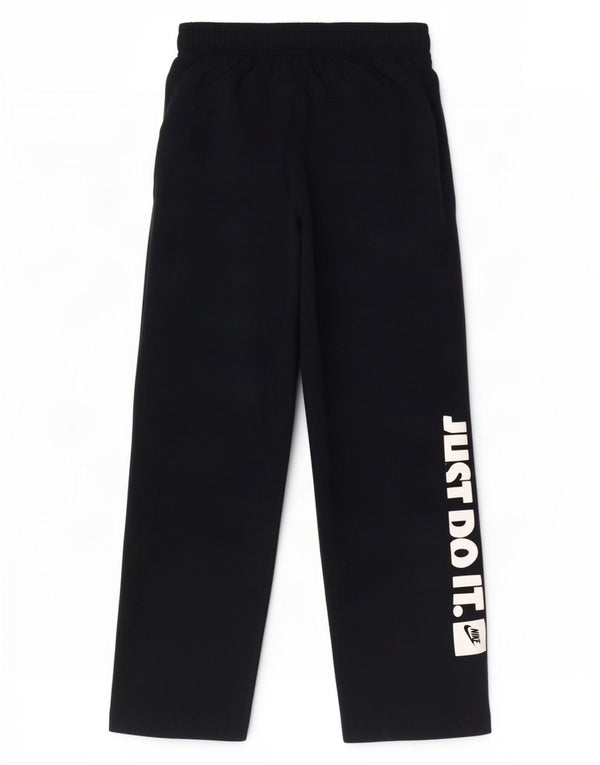 Nike Girls Graphic Tracksuit Trousers 5-6 Years Medium Navy Blue Polyester