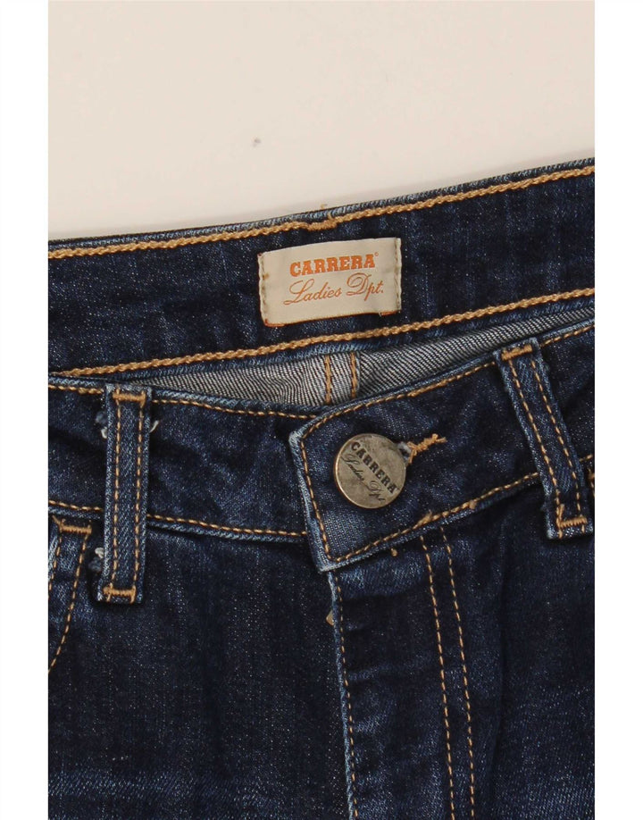 Carrera Womens Slim Cropped Jeans IT 44 Medium W29 L25 Navy Blue Cotton