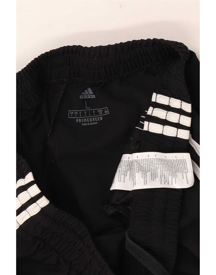 Adidas Mens Tracksuit Trousers Joggers Large  Black Polyester