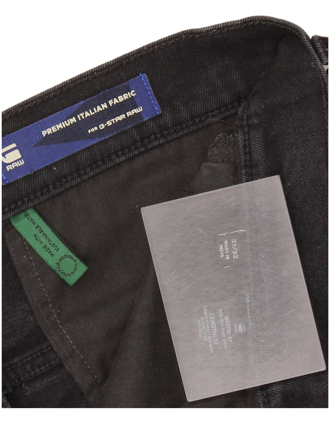 G-Star Mens Skinny Jeans W31 L32 Black