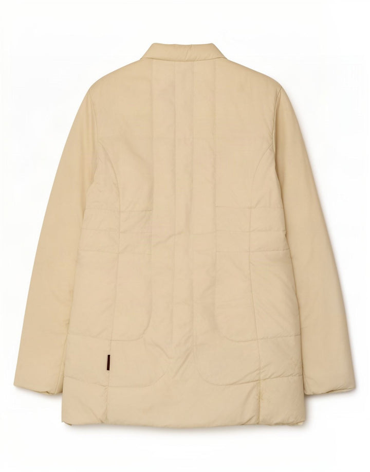 Moncler Womens Padded Jacket Size 2 Medium Off White Polyamide