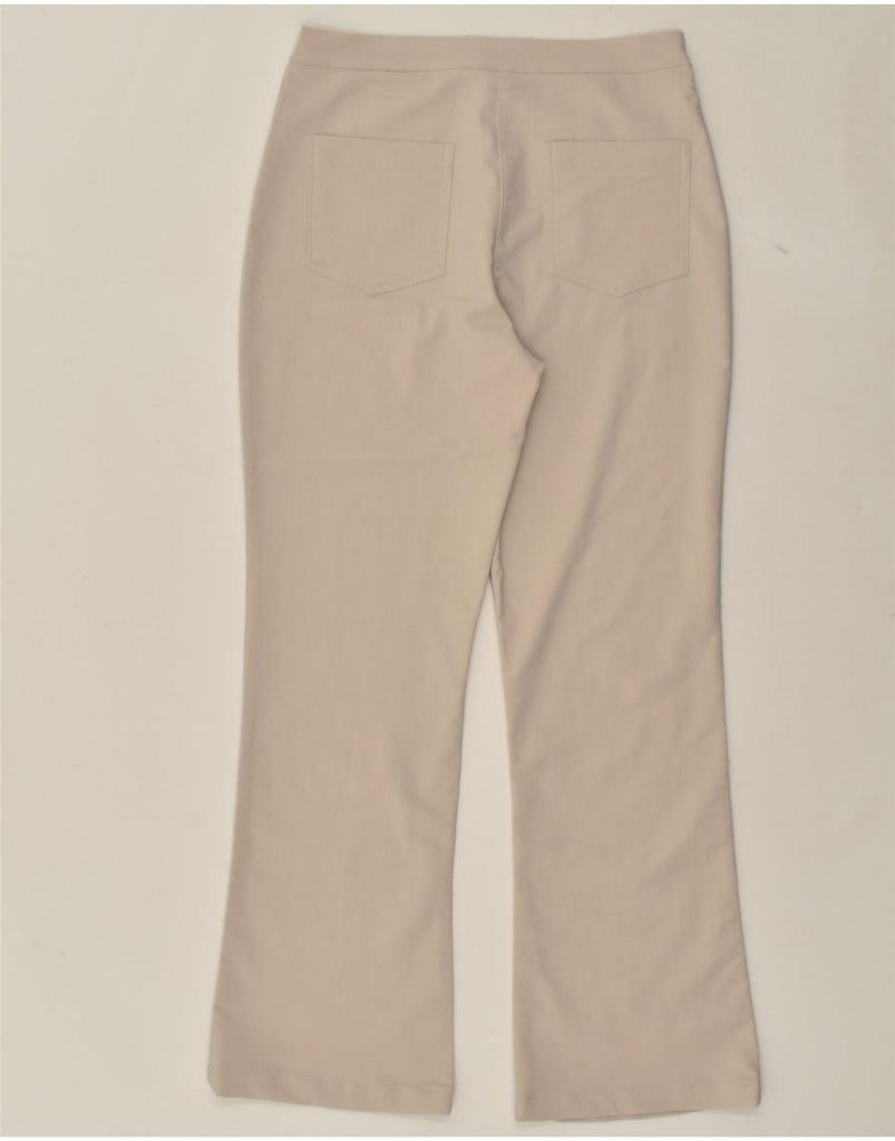 VINTAGE Womens Bootcut Casual Trousers IT 42 Medium W28 L28 Beige | Vintage Vintage | Thrift | Second-Hand Vintage | Used Clothing | Messina Hembry 