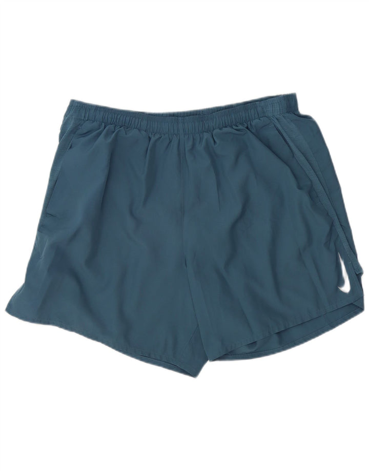 Nike Mens Dri Fit Sport Shorts 2XL  Blue Polyester