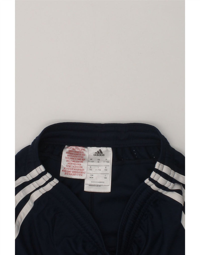 ADIDAS Boys Climacool Sport Shorts 11-12 Years Navy Blue Polyester | Vintage Adidas | Thrift | Second-Hand Adidas | Used Clothing | Messina Hembry 