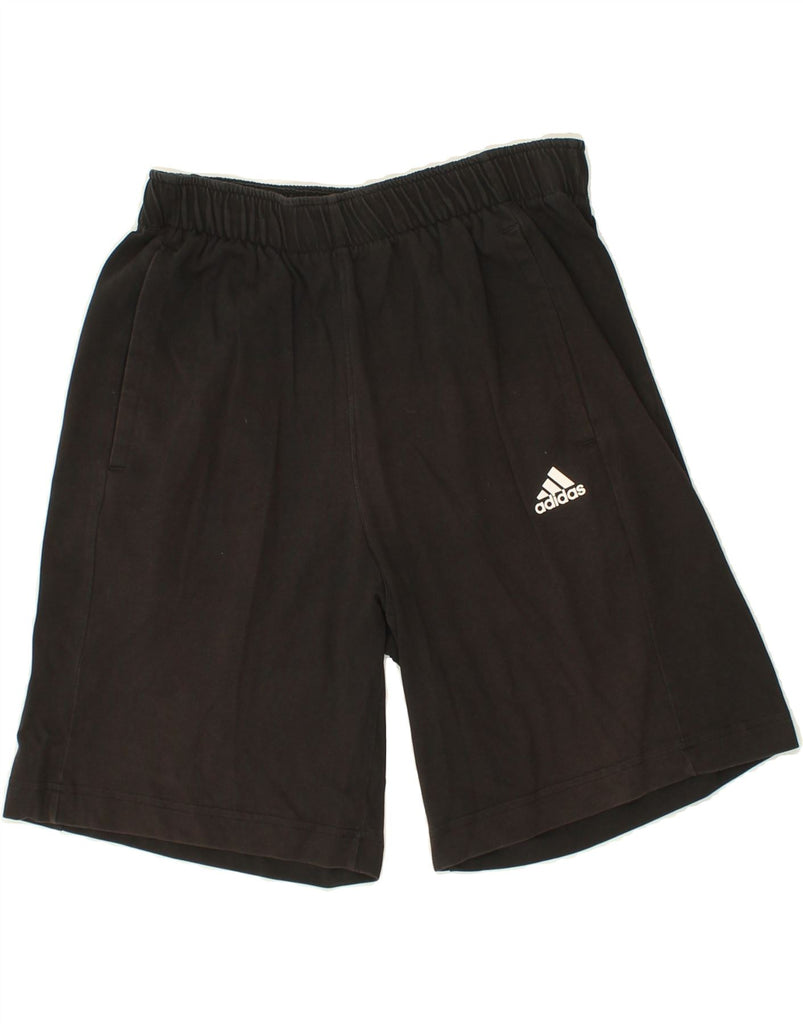 ADIDAS Mens Sport Shorts Large Black Cotton Vintage Adidas and Second-Hand Adidas from Messina Hembry 