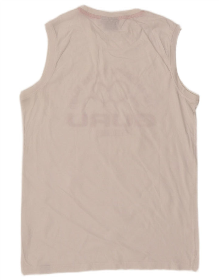 Guru Mens Graphic Vest Top Medium White