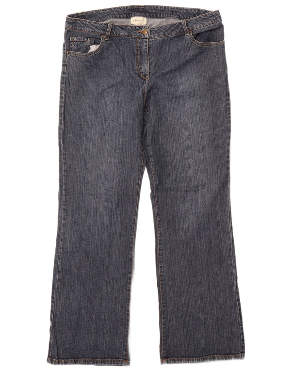 Autograph  Womens Straight Jeans UK 18 XL W38 L33 Blue