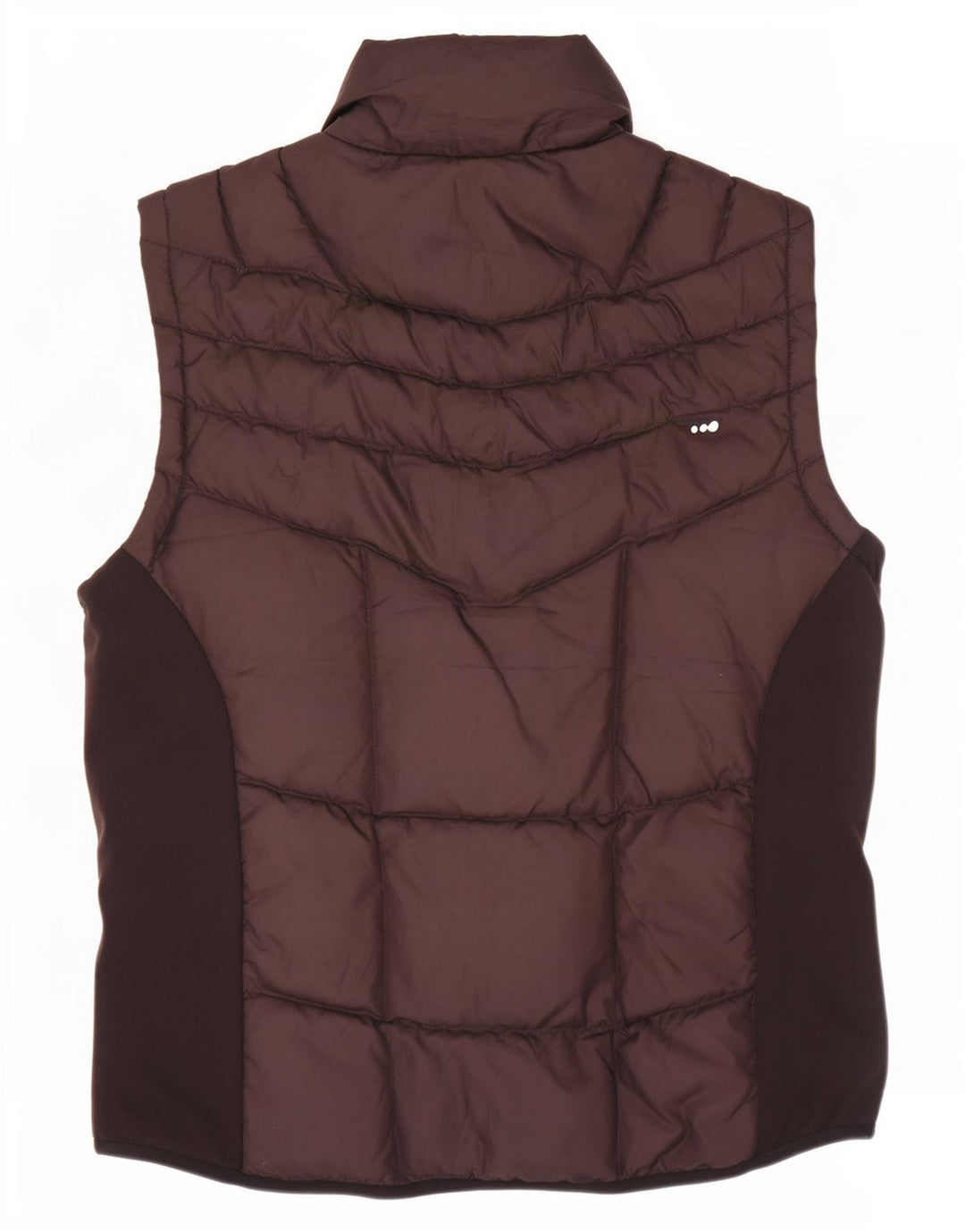 Wed Ze Mens Padded Gilet UK 38 Medium Brown Colourblock Polyamide