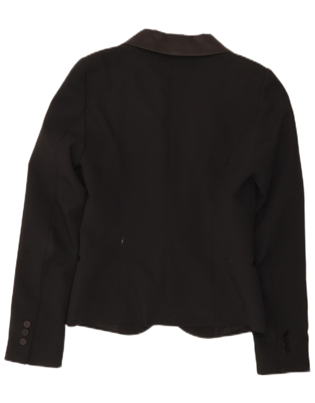 Benetton Womens Blazer Jacket IT 40 Small Black