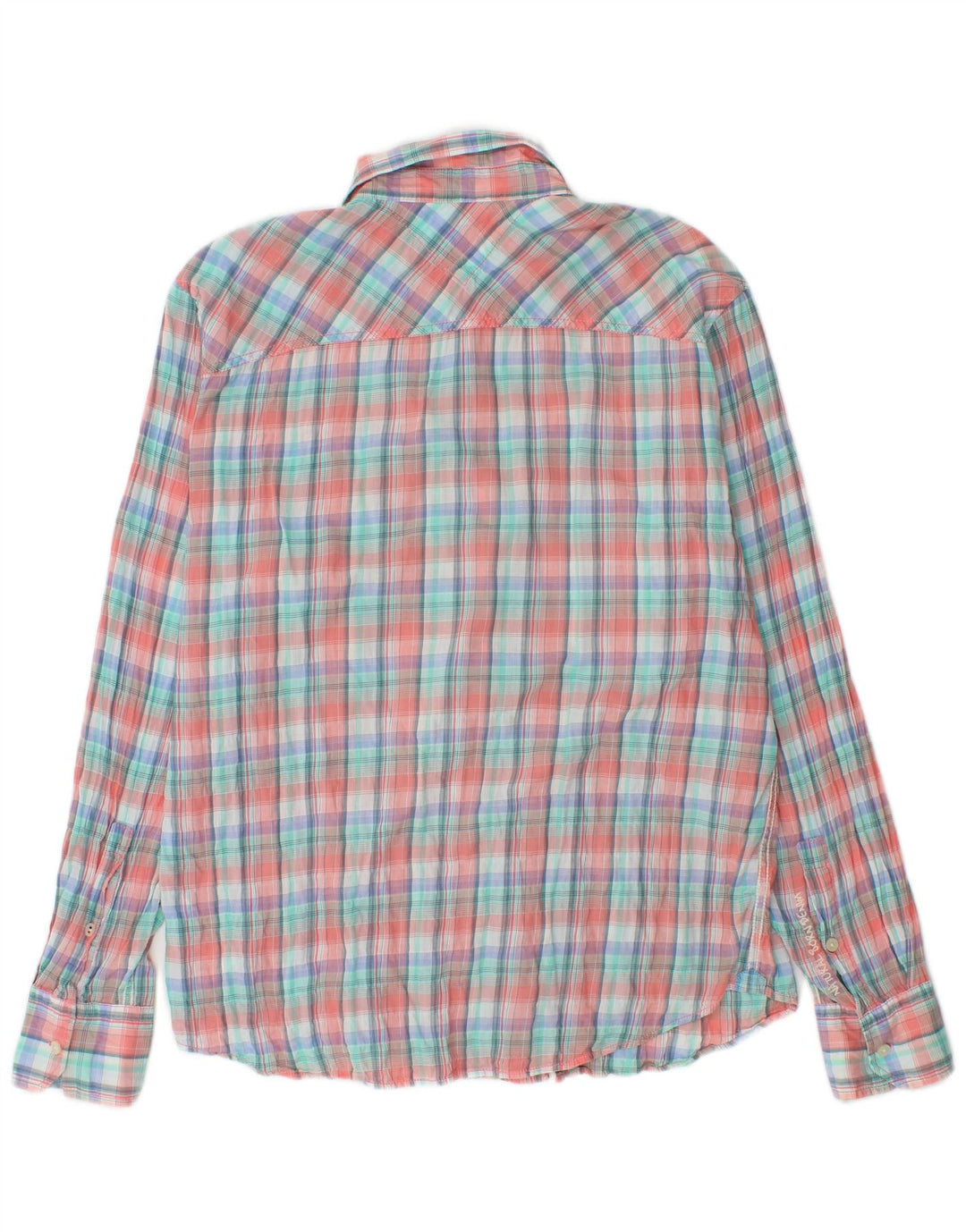 Tommy Hilfiger Mens Shirt Large Multicoloured Check Cotton