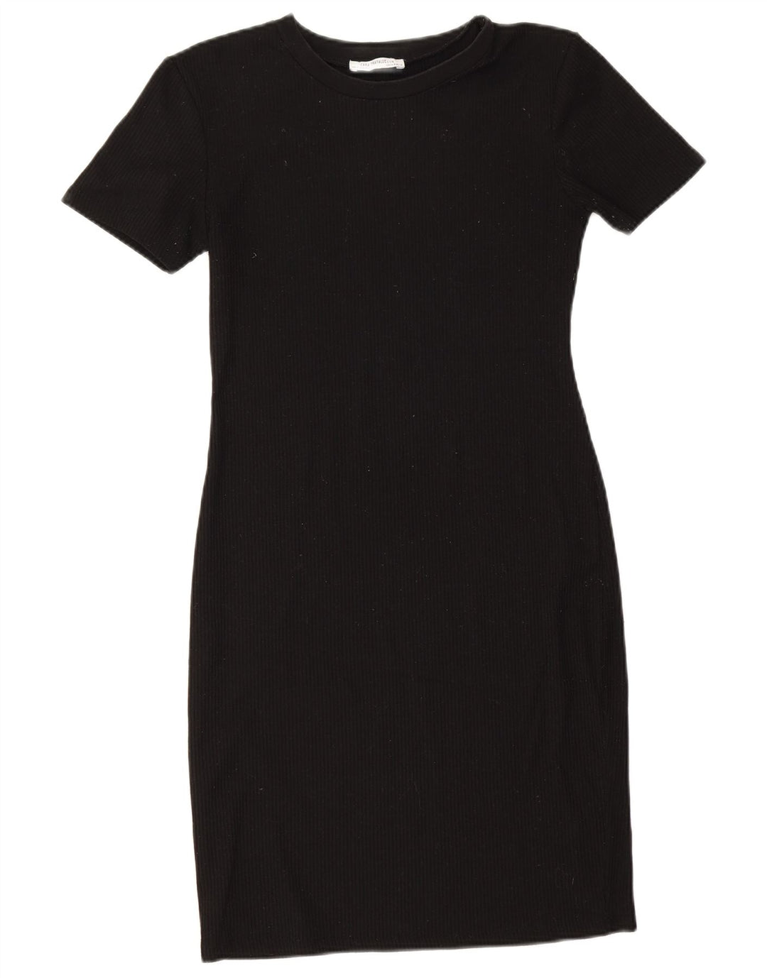 Zara Womens Trafaluc Sheath Dress UK 12 Medium Black Polyester