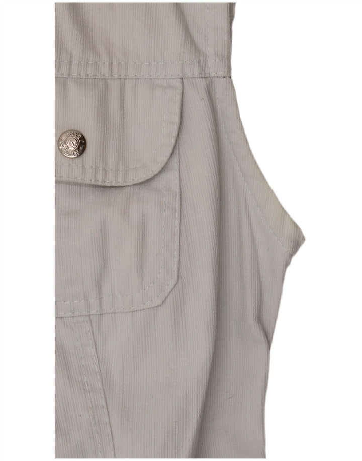 Nexos Womens Sleeveless Maxi Shirt Dress UK 12 Medium Grey Cotton