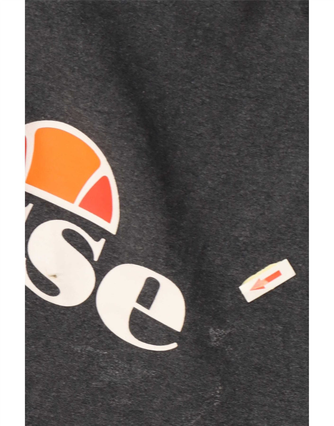 Ellesse Mens Graphic Hoodie Jumper Medium Grey Cotton
