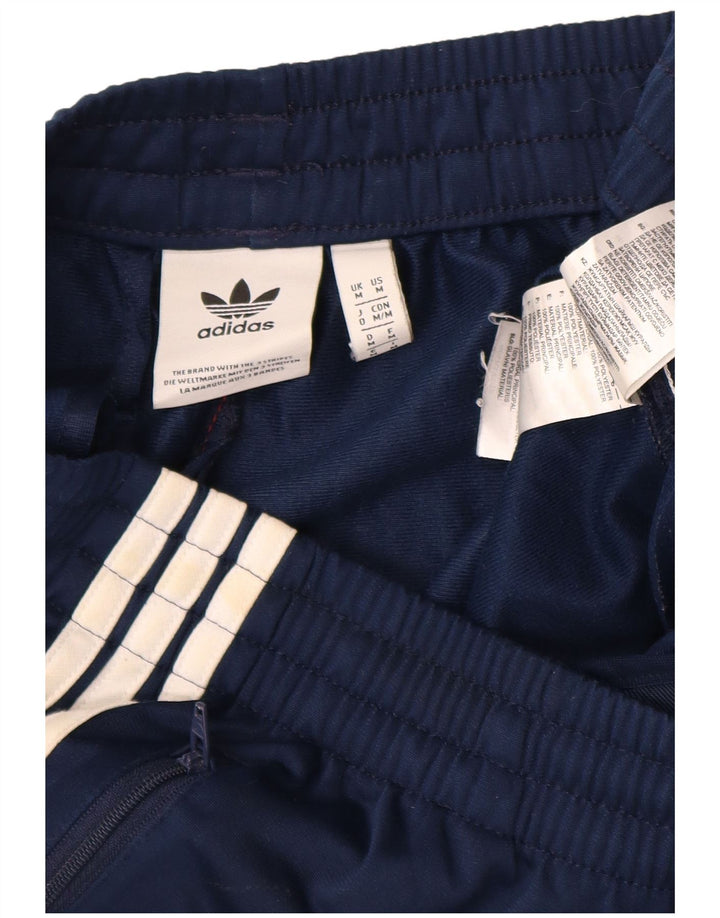Adidas Mens Tracksuit Trousers UK 14 Medium  Navy Blue Polyester