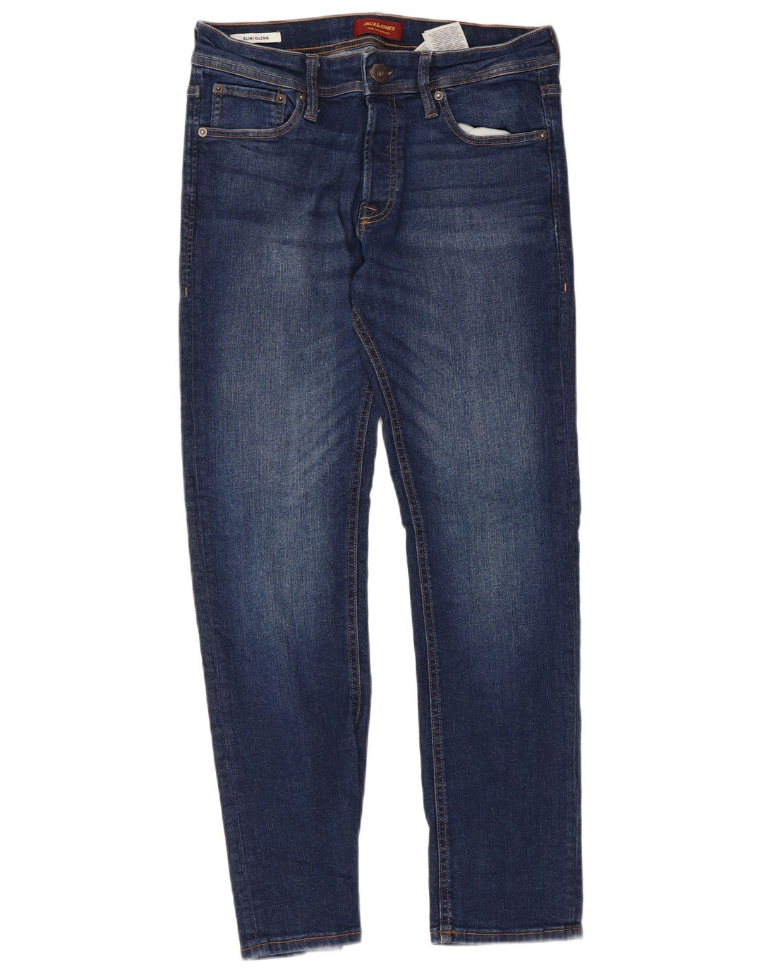 Jack & Jones Mens GLENN Slim Jeans W32 L30 Blue Cotton