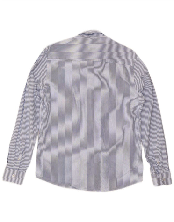 North Sails Mens Shirt Small Blue Pinstripe Cotton
