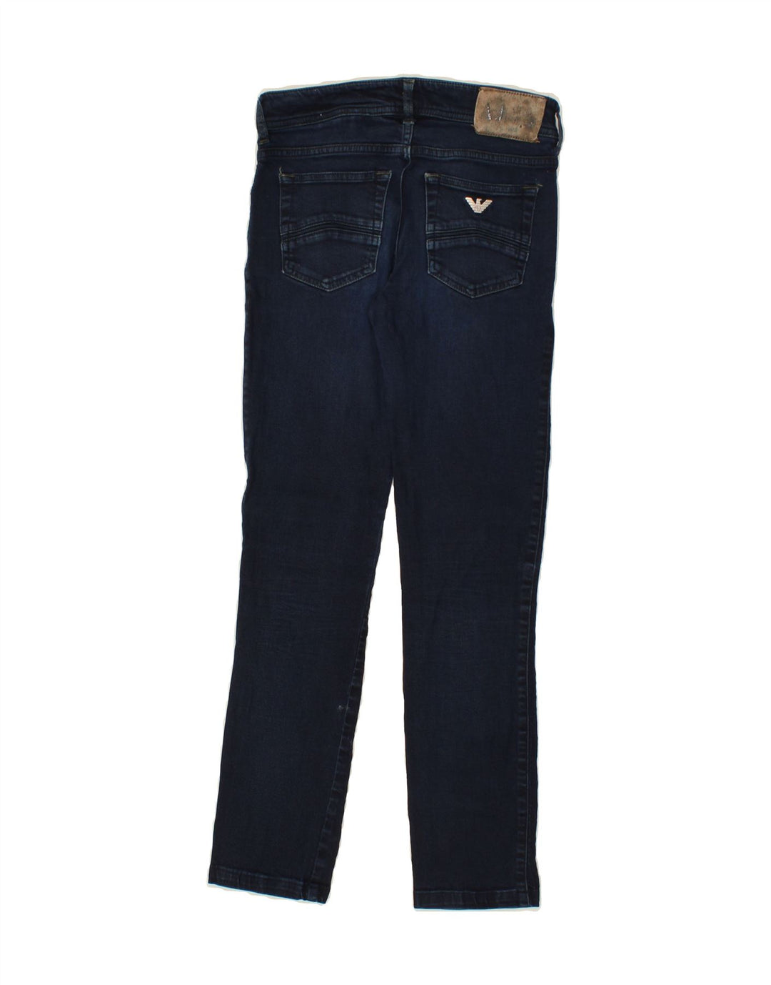 ARMANI Womens Slim Jeans W25 L27  Navy Blue Cotton Vintage Armani and Second-Hand Armani from Messina Hembry 