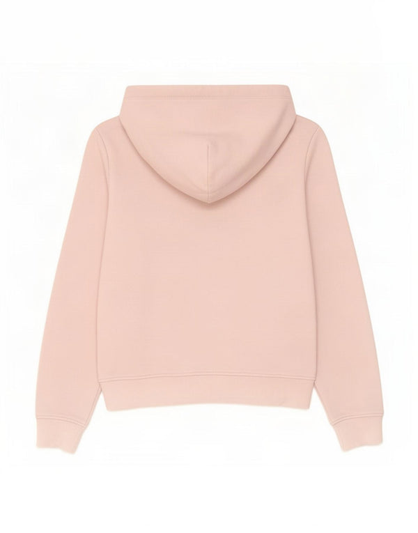 Tommy Hilfiger Womens Hoodie Jumper UK 14 Medium Pink Cotton