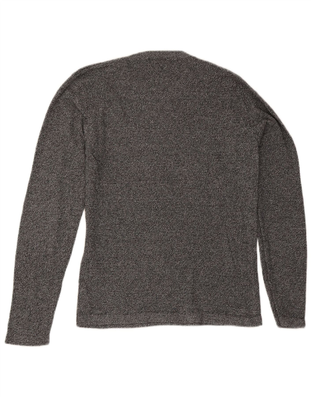 Jack & Jones Mens Crew Neck Jumper Sweater Medium Grey Flecked Cotton