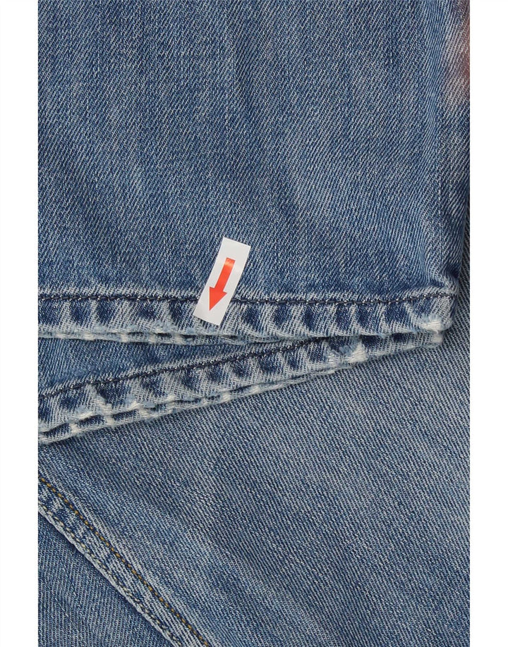 Diesel Mens Larkee Straight Jeans W36 L34 Blue Cotton