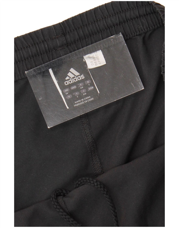ADIDAS Mens Deutscher Fussball Bund Sport Shorts Large  Black Polyester