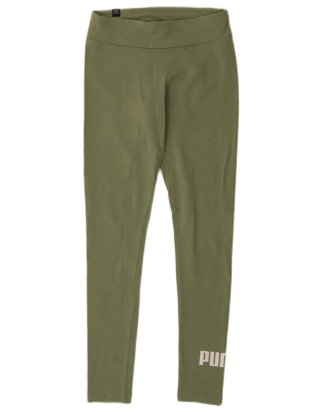 Puma Womens Graphic Leggings UK 4 XS Green
