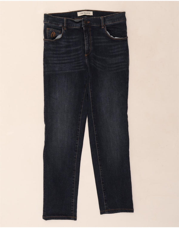 Trussardi Mens Skinny Jeans W30 L28 Blue Cotton