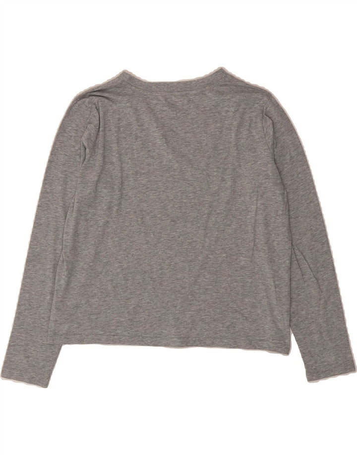 CONVERSE Girls Graphic Top Long Sleeve 13-14 Years XL Grey Vintage Converse and Second-Hand Converse from Messina Hembry 