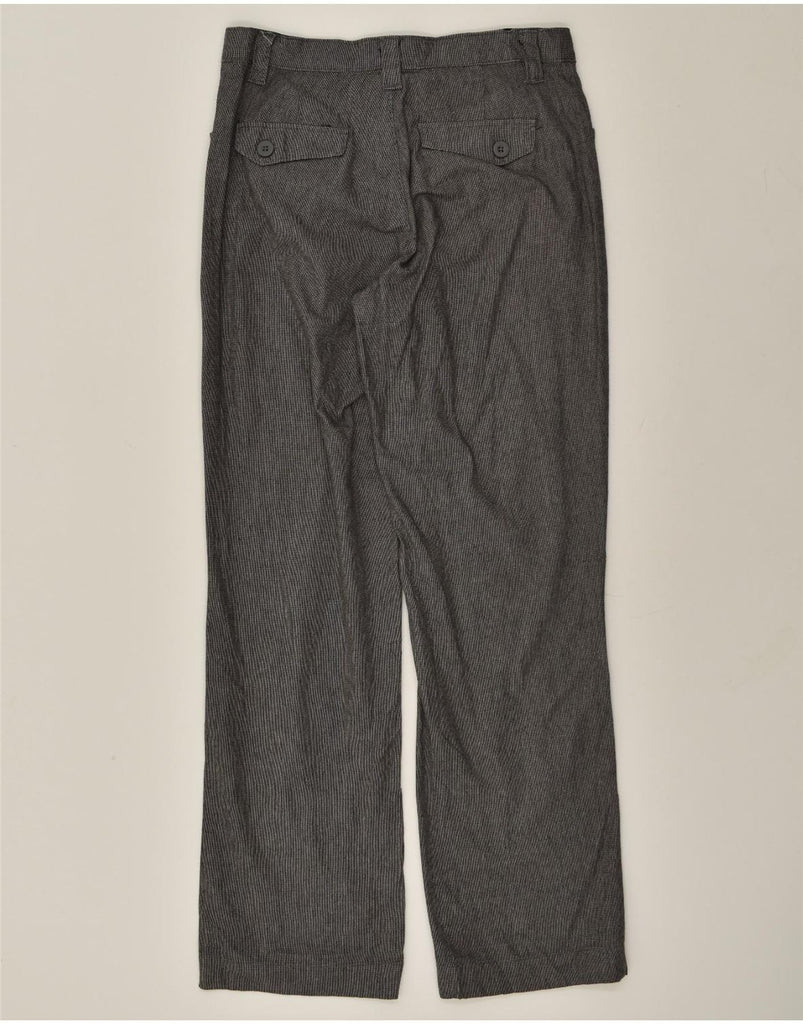 LEE Womens Straight Casual Trousers US 8 Medium W30 L31 Grey Cotton | Vintage Lee | Thrift | Second-Hand Lee | Used Clothing | Messina Hembry 